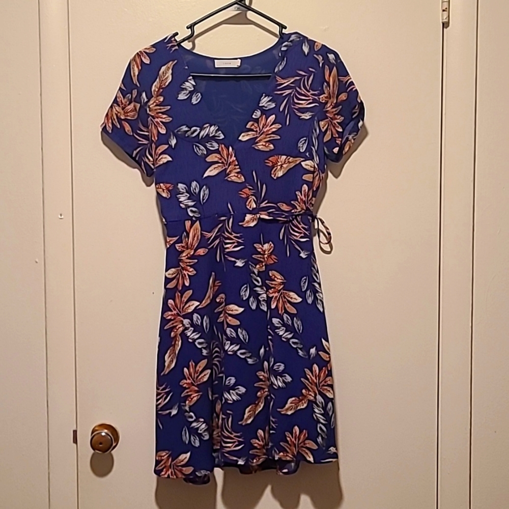 Floral Wrap Dress